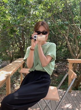 芝士商店个性凹造型猫眼椭圆墨镜