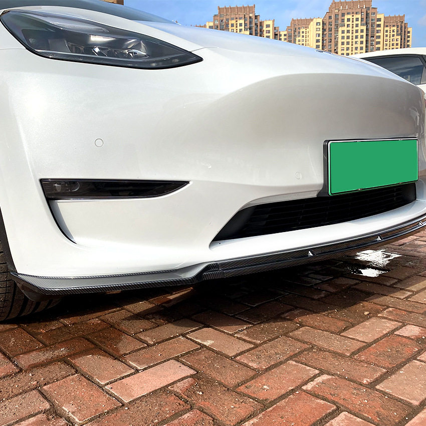 适用2020-2023款Tesla 特斯拉Model Y Max款包围前唇前铲外饰改装
