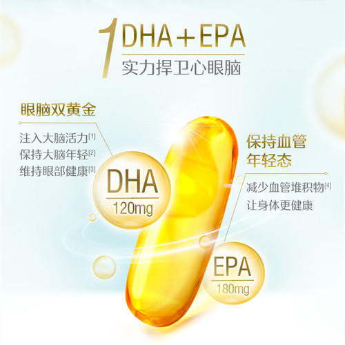 Swisse斯维诗深海鱼油omega3软胶囊DHA成人中老年400粒呵护健康 - 图2