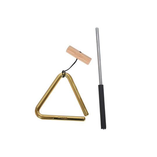 Meier triangle imported brass triangle bell 4 inches 6 inches 8 inches MEINL small percussion instrument accessories triangle bell