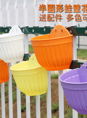 S型挂钩园艺壁挂式花盆花篮配件S形挂墙上钩子多功能防锈银色铁勾