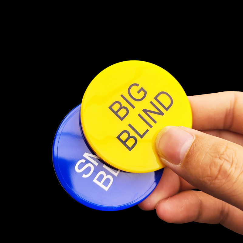 德州扑克庄码大小盲 BigBlind SmallBlindDealer庄码大小盲注筹码-图1