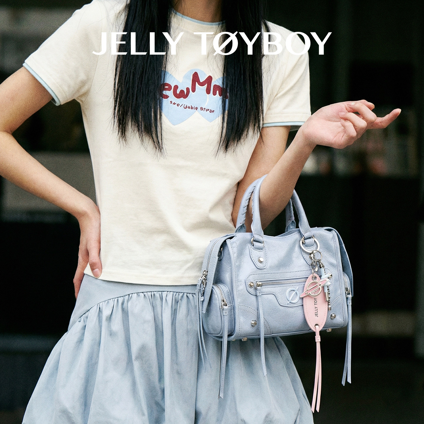 【新品】JTB小极光托特包.新款机车包手提包大容量斜挎包质感女包