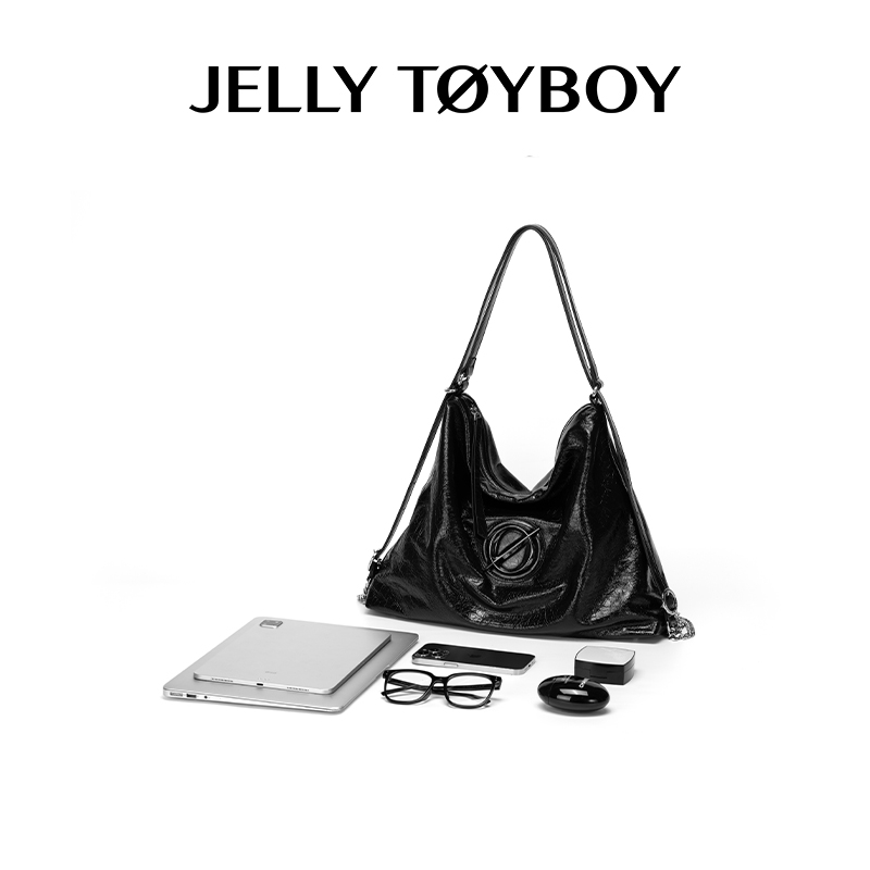 JTB漫游包.春夏小众高级质感Hobo包大容量斜挎女包牛皮通勤托特包