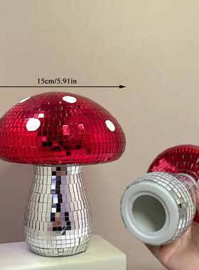 红蘑菇灯迪斯科球艺术家居摆件装饰MushroomDiscoBall