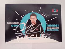 Li Zongwei Lee Chong Wei badminton official pro-pen signing card