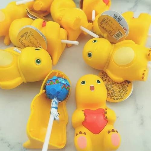 玩明糖奶龙棒棒糖正版棒棒授权儿童好吃糖果好玩网红零食可爱造型 - 图2