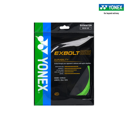 YONEX/尤尼克斯官网 BGXB68CH 耐久性 羽毛球线 - 图1
