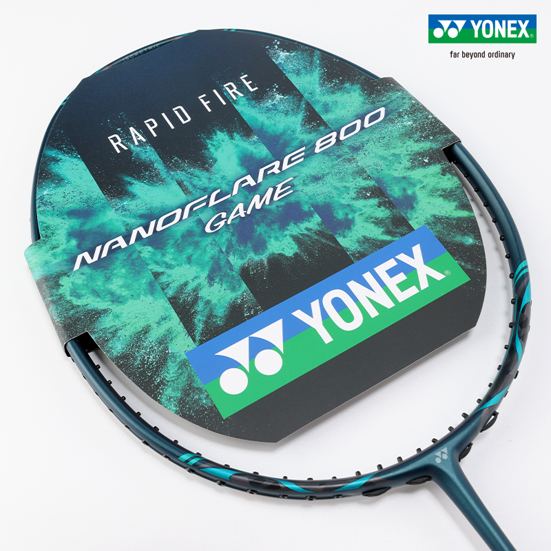 YONEX/尤尼克斯疾光系列 NANOFLARE 800 GAME 碳素进阶羽毛球拍yy - 图1