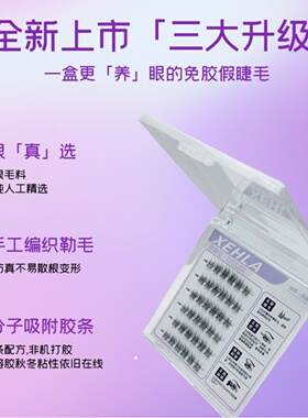 假睫毛2025新款高端免胶山茶花