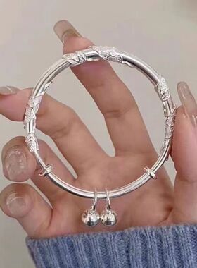 铃铛繁花手镯女送妈妈母亲节礼物新款气质轻奢小众设计感