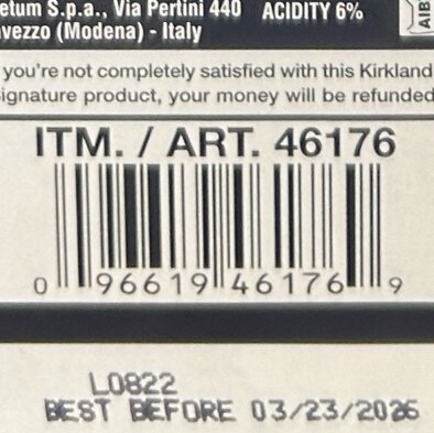 costco开市客代购Kirkland科克兰巴萨米克醋1L葡萄醋意大利进口 - 图3