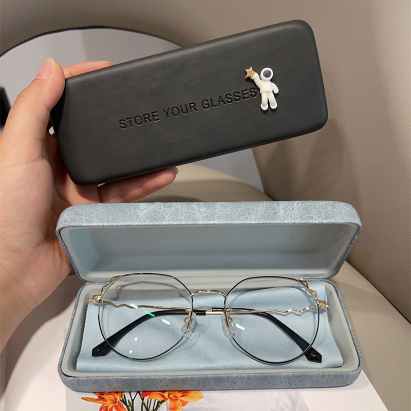 复古简约眼镜盒便携男生女款学生抗压高级感太阳墨镜盒2023年新款,淘宝优惠券,粉丝福利购,淘宝优惠卷