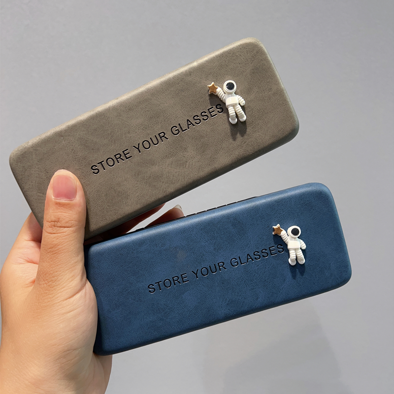 复古简约眼镜盒便携男生女款学生抗压高级感太阳墨镜盒2023年新款,淘宝优惠券,粉丝福利购,淘宝优惠卷