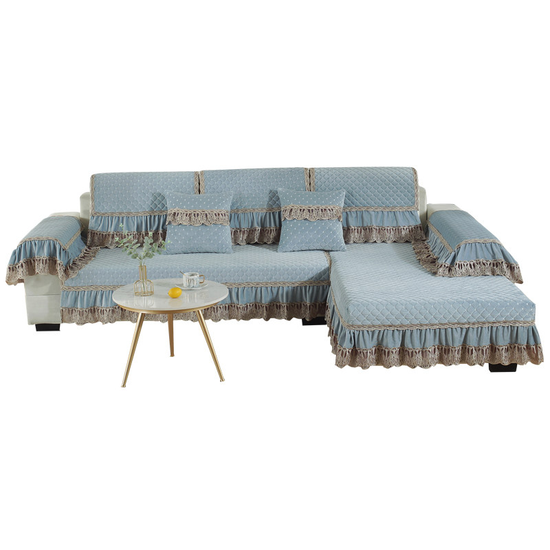 欧式毛绒沙发垫冬季加厚防滑北欧简约全包万能沙发套罩巾贵妃定做,淘宝优惠券,粉丝福利购,淘宝优惠卷