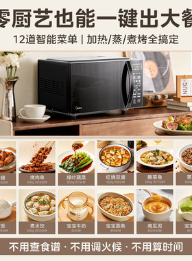 美的M1-L201B二代20升变频微波炉