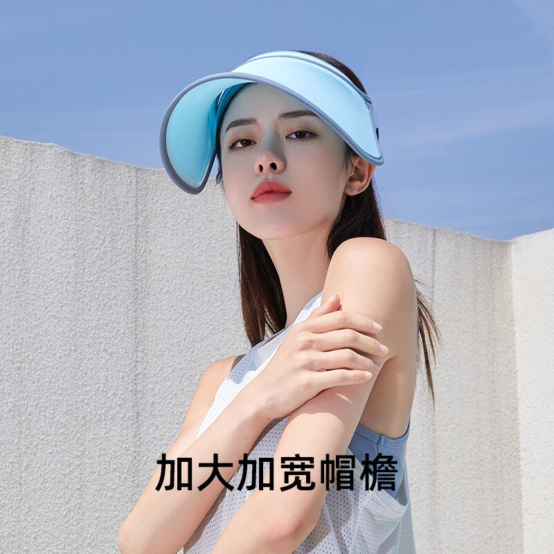 VVC防晒帽女款防紫外线遮阳帽夏女神空顶帽子户外太阳帽