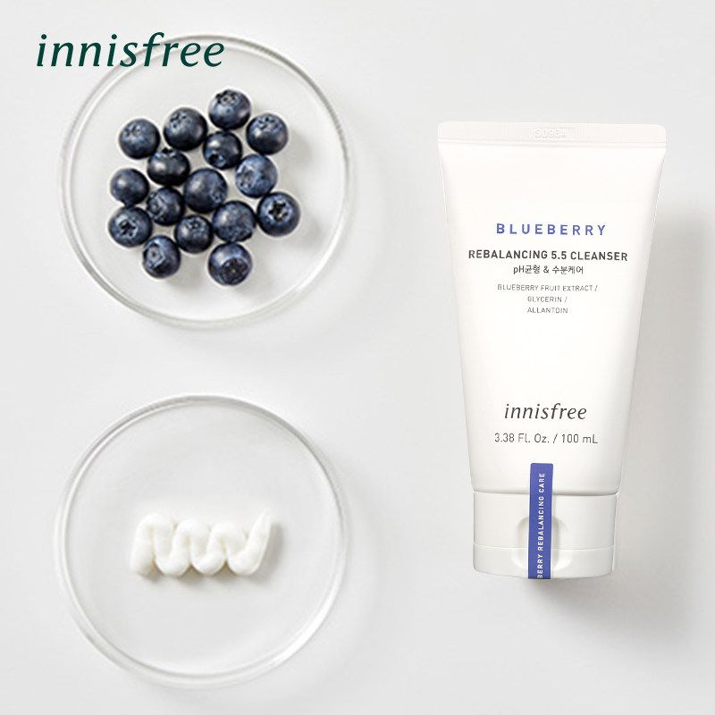 innisfree韩国悦诗风吟蓝莓洗面奶 innisfree海外洁面