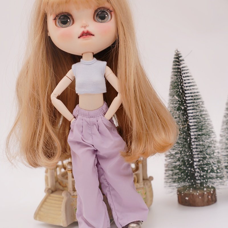 blythe娃衣小布衣服azone licca ob24 芭可比儿手工娃衣T恤 裤子,淘宝优惠券,粉丝福利购,淘宝优惠卷