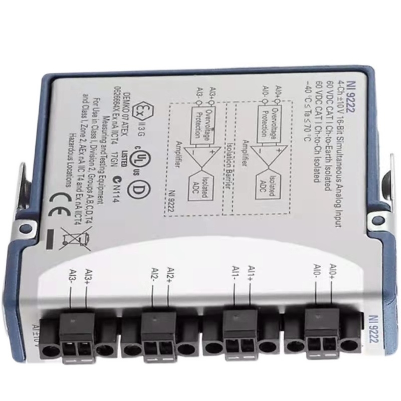 美国NI电压输入模块NI-9222螺栓端子BNC接口16位4通道正品-图0