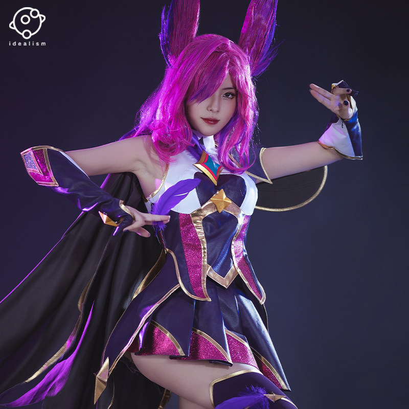 英雄联盟衣服理想lol英雄联盟cos服星之守护者霞cosplay女动漫游戏服装c服全套