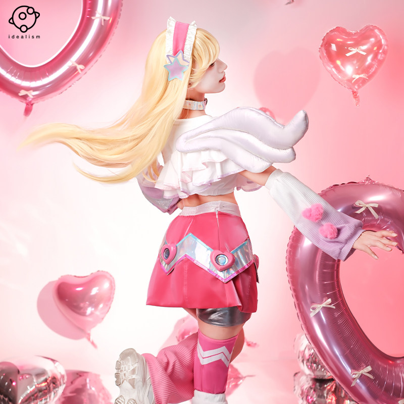 英雄联盟衣服理想 lol英雄联盟cos服 情人节 ez 伊泽瑞尔 拉克丝cosplay服装女
