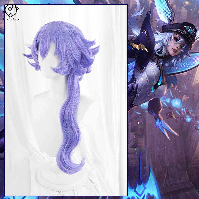 理想 lol英雄联盟cos假发 幻灵蝙蝠 霞cosplay假毛 游戏造型假发