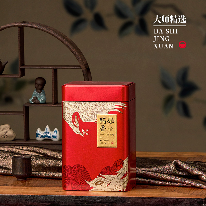 半斤一斤装茶叶罐铁盒凤凰单丛大红袍红茶绿茶通用大号空铁罐定制 - 图2
