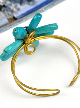 泰国民族风八瓣全新未镶嵌铜手镯