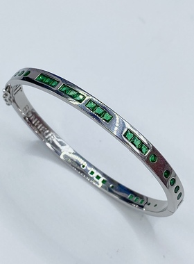 [杨紫同款]摩斯密码手镯银白色七夕送男生礼物