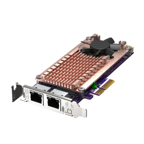 QNAP威联通NAS配件 QM2-2P2G2T 含双 M.2-NVME-SSD和 2个2.5GBASE-T端口 扩充卡部分机型适用 - 图2
