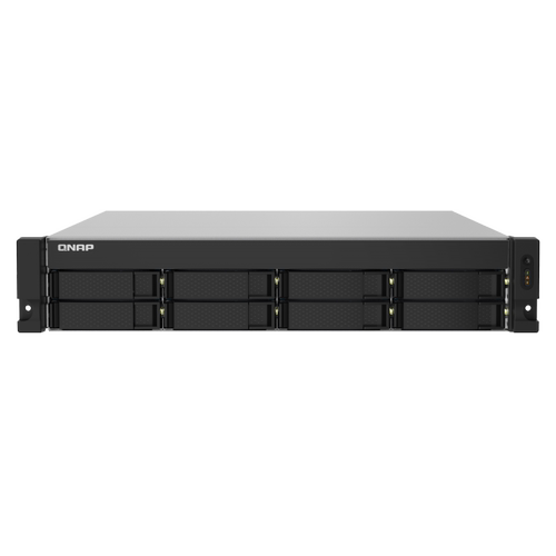 QNAP威联通TS-832PXU-4G八盘位单电源配备双10GbE SFP+万兆光口与双2.5GbE网络端口机架式企业级网络存储NAS - 图1