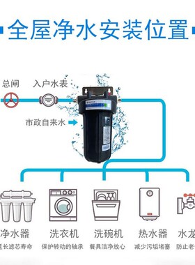 爱惠浦（Everpure）中央前置大黑瓶EV-10BLF型10吋前置中央净滤瓶