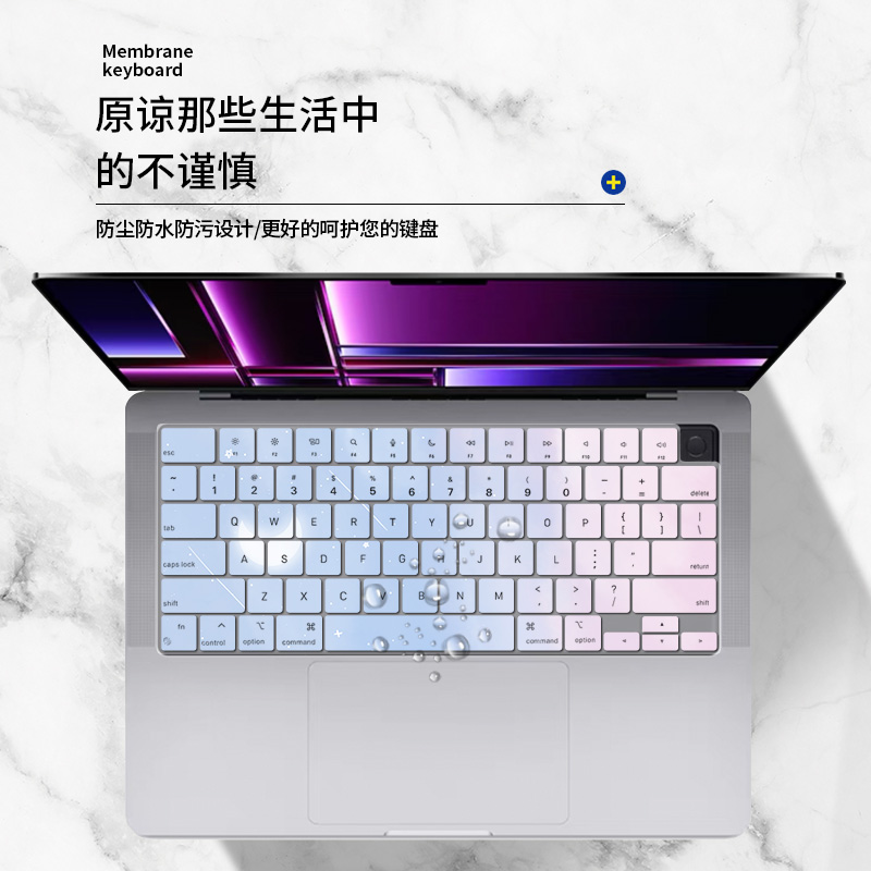 适用苹果MacBook Air A1466 A1369 A1304笔记本13.3寸键盘保护膜 - 图1