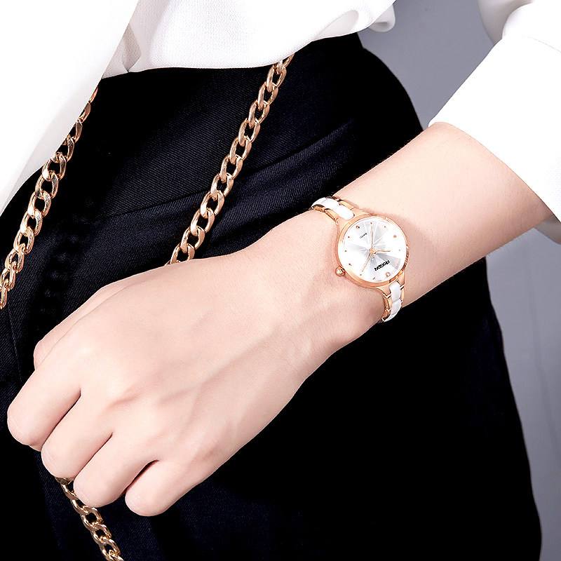 劳士顿正品时尚陶瓷潮流电子手链表 劳士顿手表国产腕表