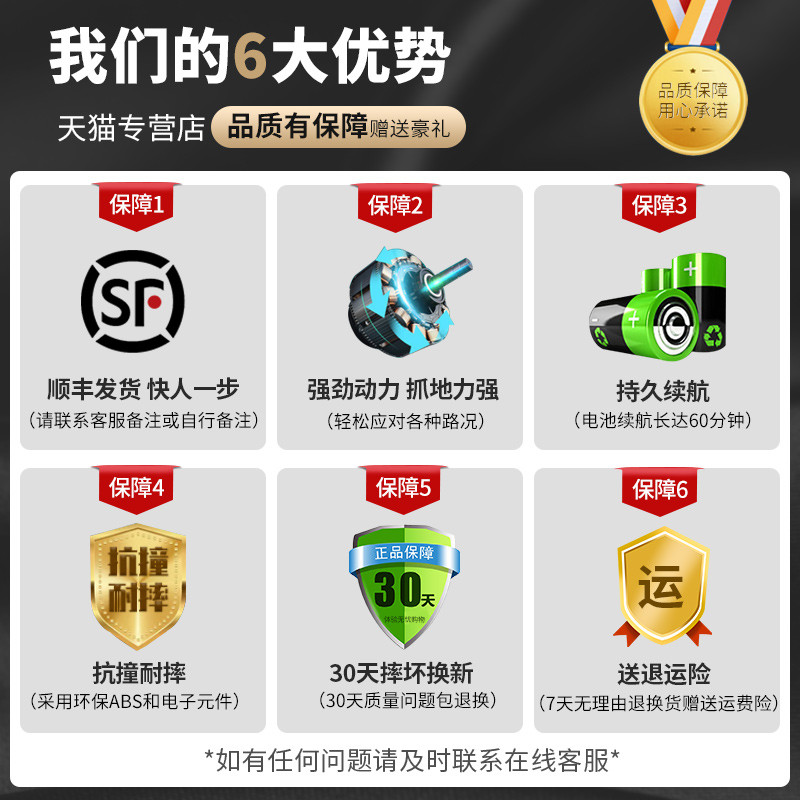 遥控越野车四驱耐摔模小型6岁赛车 holystone玩具电动/遥控车