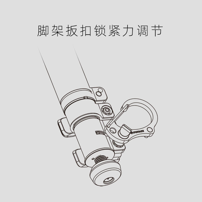 印迹 工具扣拧快装板相机螺丝刀 内六角多功能工具扣 - 图3