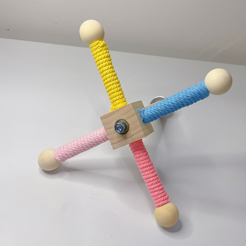 鹦鹉旋转风车玩具站杆小鸟牡丹虎皮啃咬磨牙空中玩具鸟笼装饰用品,淘宝优惠券,粉丝福利购,淘宝优惠卷