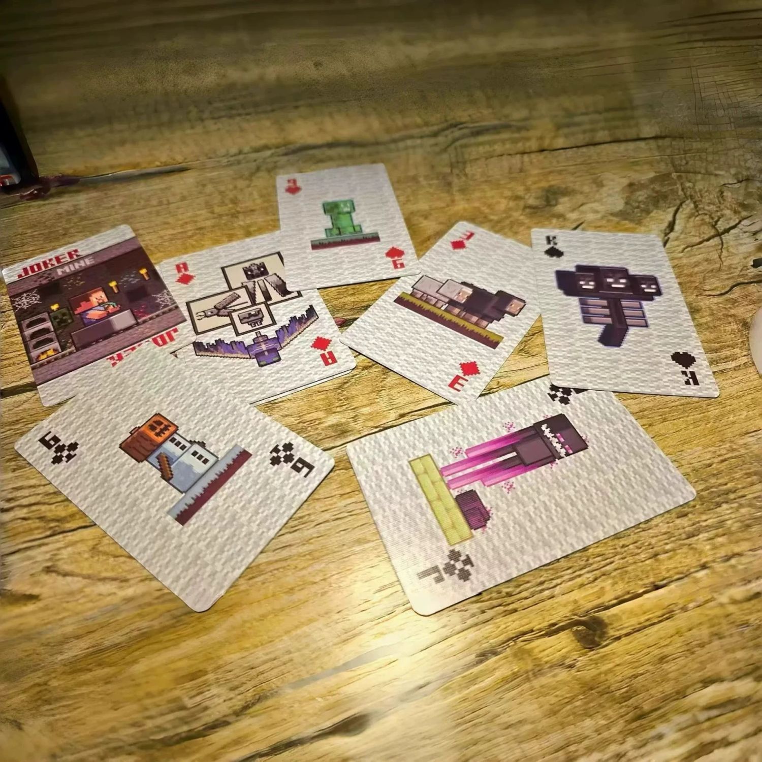 我的世界周边扑克牌创意有趣游戏休闲多人聚会卡牌像素风桌游牌 - 图0