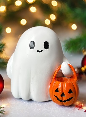 跨境万圣节小幽灵摆件创