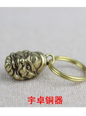 黄铜钥匙扣钟馗挂件工艺品