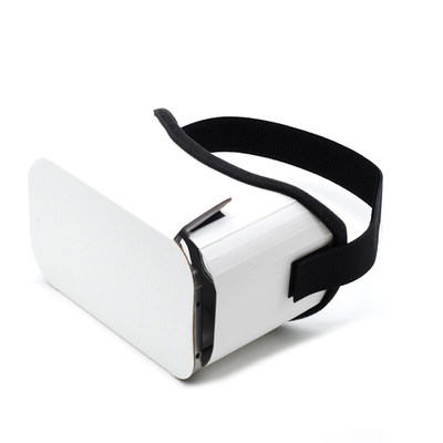 Vr眼镜头戴式虚拟现实3d眼镜谷歌眼镜暴风魔镜diy组装质纸包邮 虎窝淘