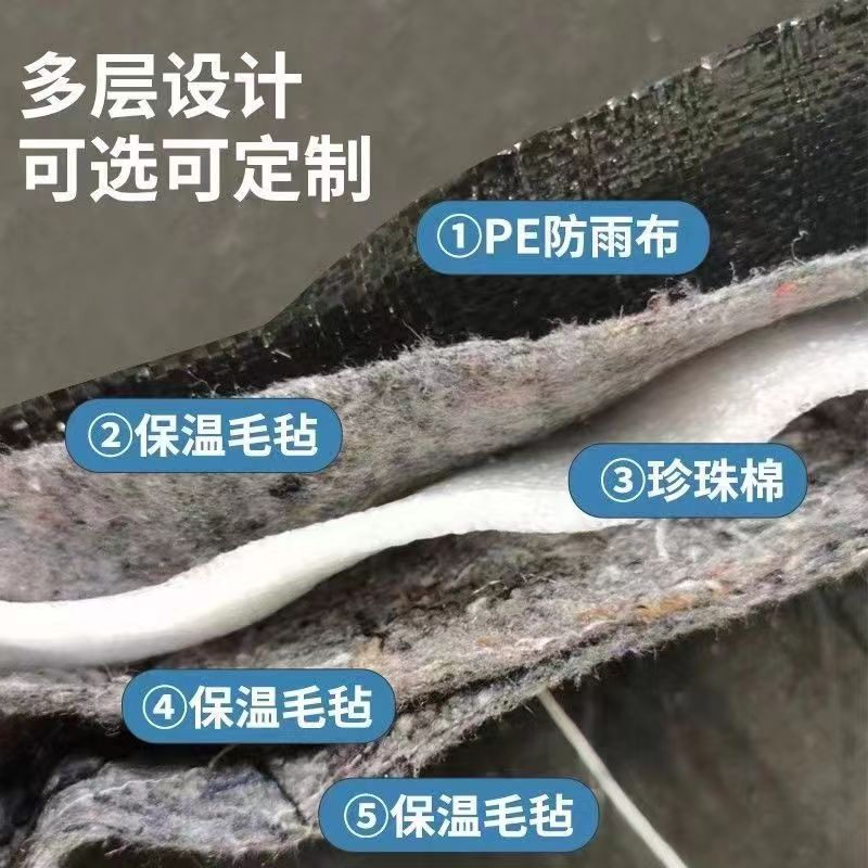 大棚保温棉被隔热防水加厚保温棉被种植养殖家用抗寒抗拉耐用棉被 - 图1