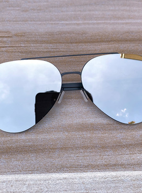 马登轻薄无螺丝无边框超大框墨镜