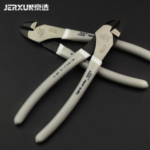京选斜嘴钳斜口钳尖嘴钳老虎钳钢丝钳7寸电工钳工具多功能平口钳