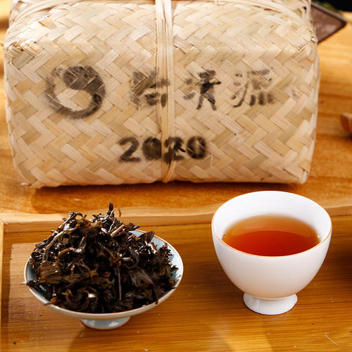 2012陈料篓装天尖黑茶湖南安化正宗怡清源旗舰店散装茶900g - 图0