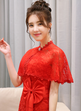 新娘薄款小外套斗篷婚纱礼服披肩