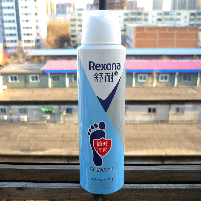 Rexona/舒耐清新草木香足部清爽止汗喷雾干爽舒适不打滑水洗足喷 - 图0