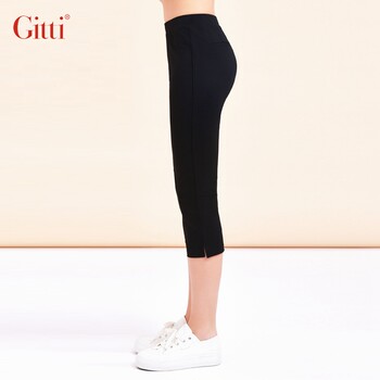 Gitti/Gitti ພາກຮຽນ spring ແລະ summer ໃຫມ່ slimming pencil pants ແມ່ຍິງ stretch ກາງເກງກະທັດຮັດ G241489