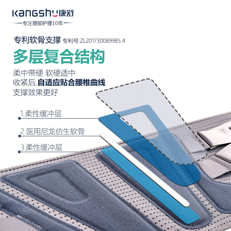康舒腰椎间盘突出自发热保暖护腰带 康宏医疗器械护具（器械）